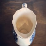 Vintage Palissy Blue and White Jug - Image 6