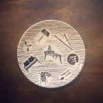 Mid-Century Homemaker Plate (8 inch diameter)