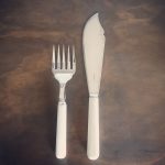 Vintage Fish Serving Set