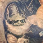 19th Century Print of a Dog and Cats - Image 3