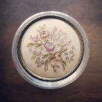 Vintage Embroidered Dressing Table Set - Image 13
