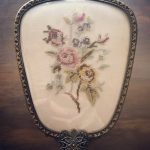 Vintage Embroidered Dressing Table Set - Image 9
