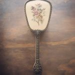 Vintage Embroidered Dressing Table Set - Image 7