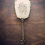 Vintage Embroidered Dressing Table Set - Image 2