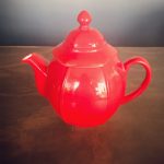 Retro Red Carlton Ware Teapot