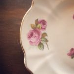 Vintage Pink Floral Plate - Image 2